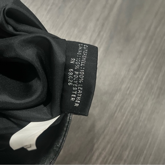 Wilsons Pelle Studio Vintage Leather Pants Black 10 - Picture 6 of 7